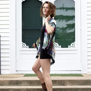 one of a kind sheer duster/ madeline island