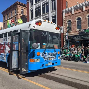 Local Motive Events driving by Partner Jack Quinns during St Pattys Parade 2022