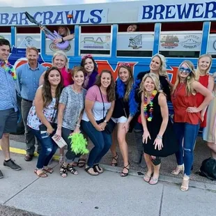 Bachelorette parties are the best on the Local Motive!