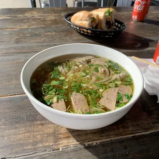 Beef Meatball Noodle Soup