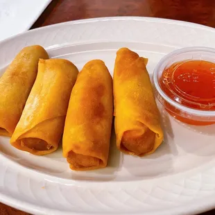 4 Pieces Egg Rolls Vermicelli