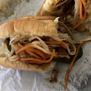 Chicken Bahn mi (chicken sandwich)