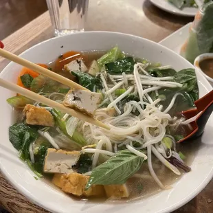 Tofu and Vegetables Pho