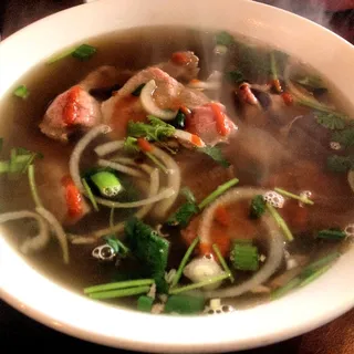 Rare and Well Done Beef Pho