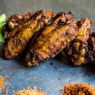 chicken wings and seasoning