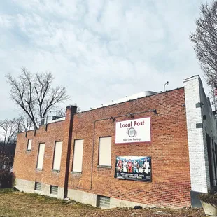 Outside (Side building) Patio in the back