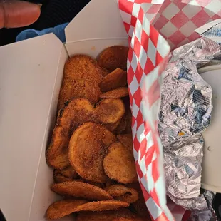 Meal came with homemade chips...they were good