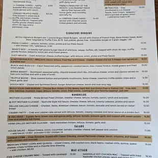 Menu as of 9/7/2024