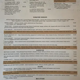 Menu as of 7/12/2024