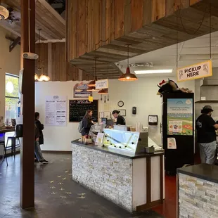 customers at counter