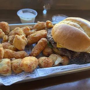 Press Classic with Cheese Curds.