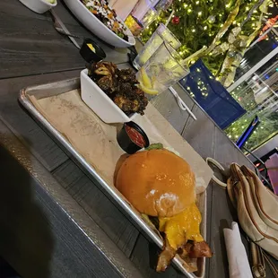 Filthy Cheddar Burger