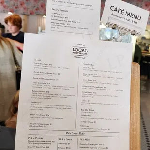 Menus