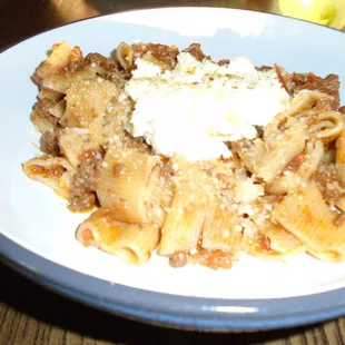 Rigatoni Bolognese