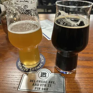 The milk stout was excellent.