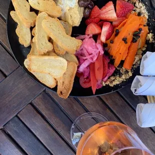 Charcuterie and Rose from Revolution