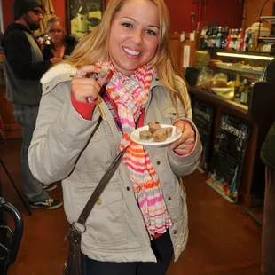 Tasting authentic Italian Sausages!