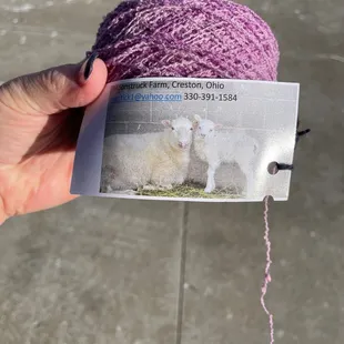 Local yarn available here too
