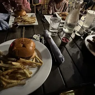 food, burgers