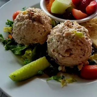 Chicken Salad Plate with Fresh Fruit