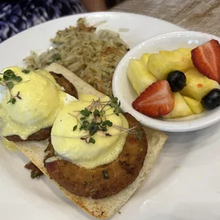 Crab Cakes Eggs Benedict