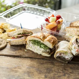 Sandwich Lunch boxes- perfect for office delivery!