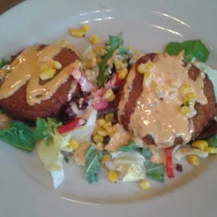 Crab cakes - $12