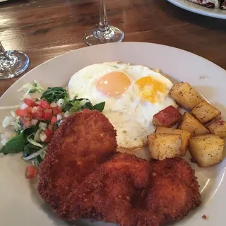 Southern Crispy Chicken & Eggs