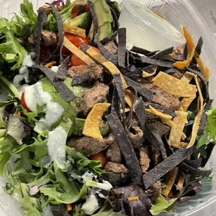 Beef Tenderloin Fajita Salad