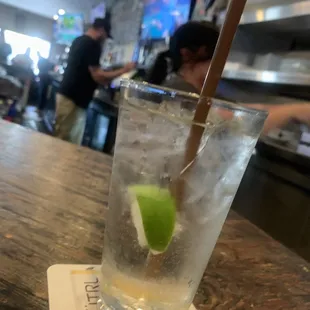 Double gin, double tall