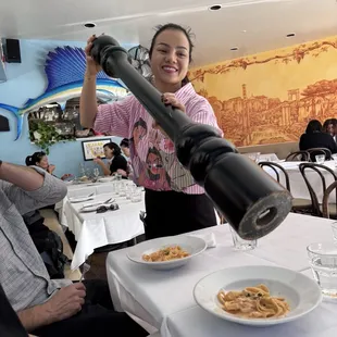 Longest pepper grinder ever!