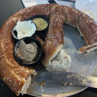 Huge pretzel