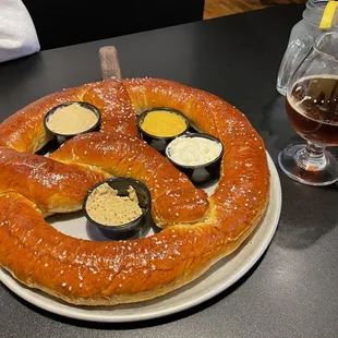 Huge pretzels!