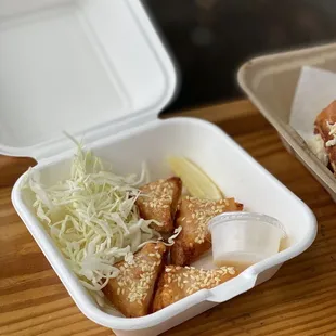 Shrimp toast - delicious!