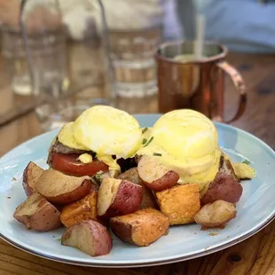 Short Rib Eggs Benedict