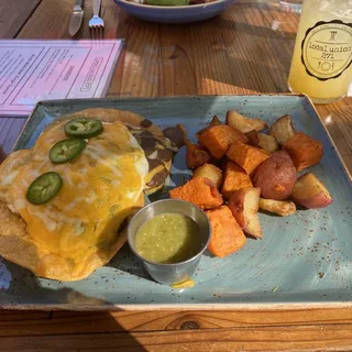 VEGETARIAN HUEVOS RANCHEROS