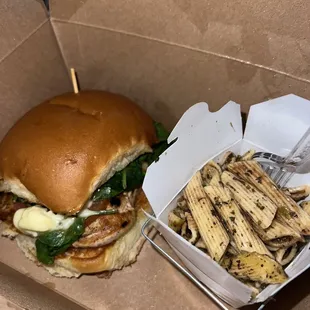 The Boba Feta Chicken w/ Pasta Salad