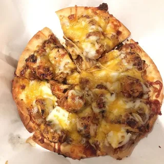 Spicy Chicken Pita Pizza