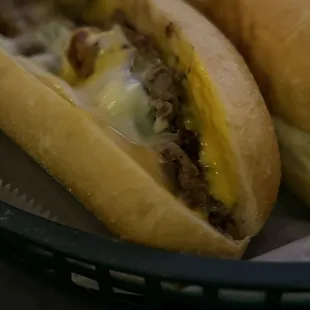Cheese Steaks... this is one order!!!