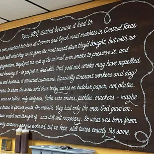 Explanation of inception of Texas BBQ