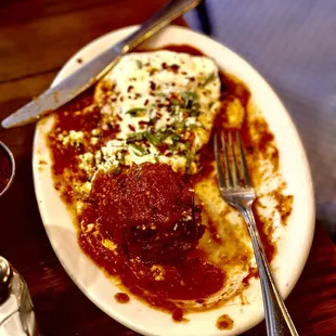 a plate of food on a table