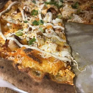 Buffalo chicken pizza