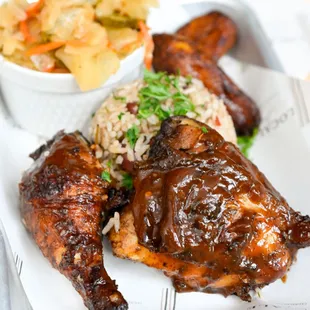 Grilled Jerk Chicken Plate