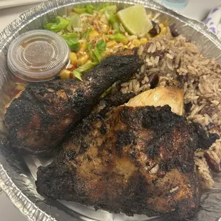 Jerk chicken bowl