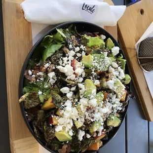 Stone Fruit and Field Greens Salad