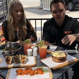 Kaylee and Logan eating on Bored in Bakersfield!