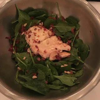 Warm Spinach and Brie Salad