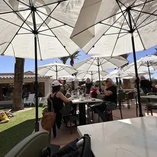 Outdoors on a sunny day