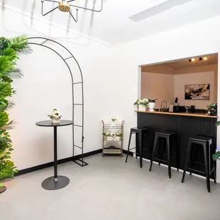 Main Space Boutique Venue feat Arch and Bar Counter