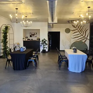 Layout at Locale Studios, a private event venue in Old Town Newhall on Main Street
